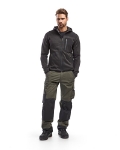 Afbeeldingen van Blåkläder/Gebreid vest met softshell/4930/Donkergrijs/Zwart/XXL