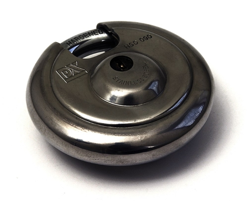 Afbeeldingen van Diskusslot 90mm RVS no.901