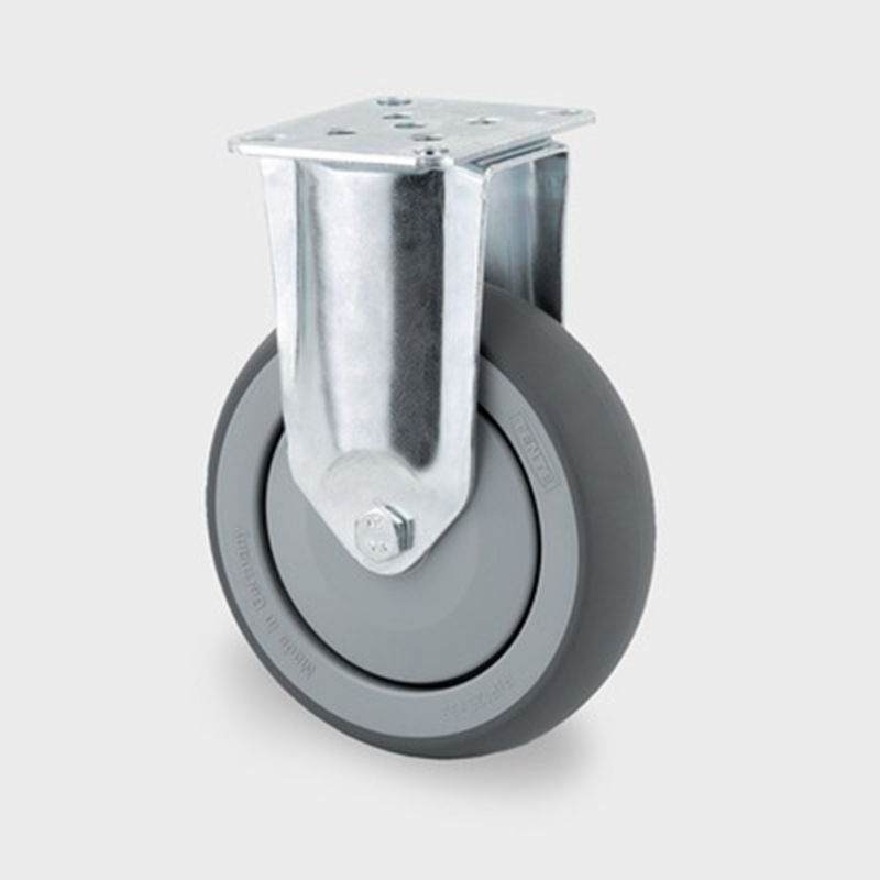 Afbeeldingen van Bokwiel flensplaat 100x32mm Max. 100kg