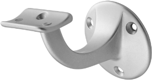 Afbeeldingen van Leuninghouder 65 hol opschr.  naturel