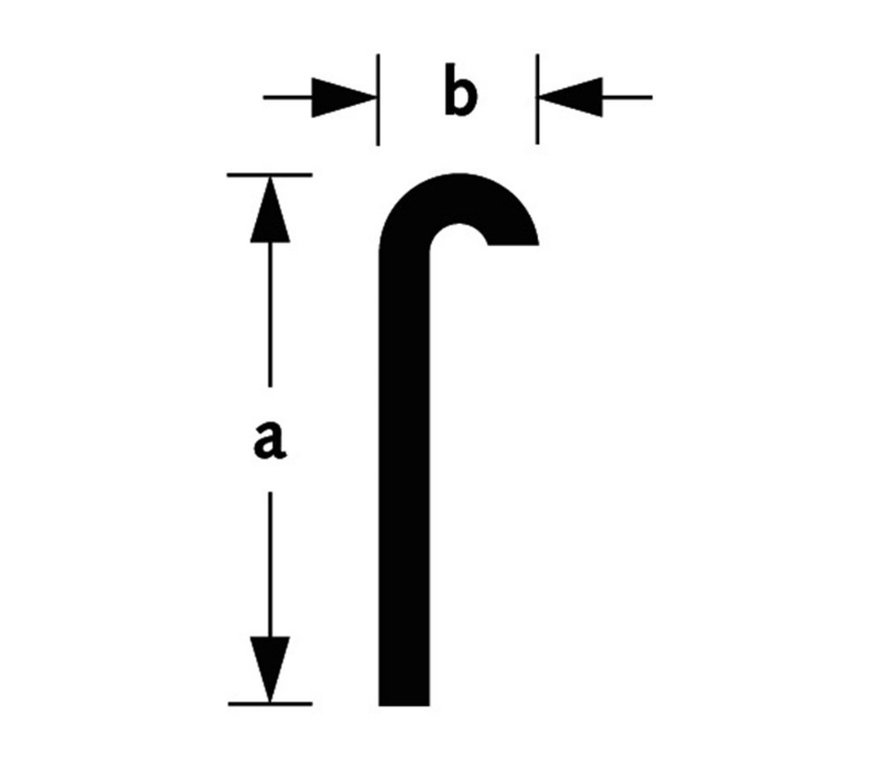Afbeeldingen van Tafelrandprof sdb5 20x6mm 1m