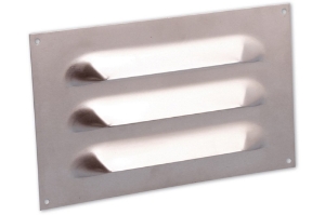 Afbeeldingen van Schoepenrooster vlak model 250x150mm aluminium