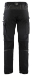 Afbeeldingen van Blåkläder/Service werkbroek met 4-weg stretch/1422/Zwart/Donkergrijs/C48