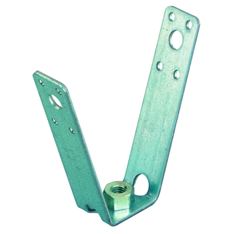 Afbeeldingen van Dakplaatophangelement M10 (V-hanger) (met vas