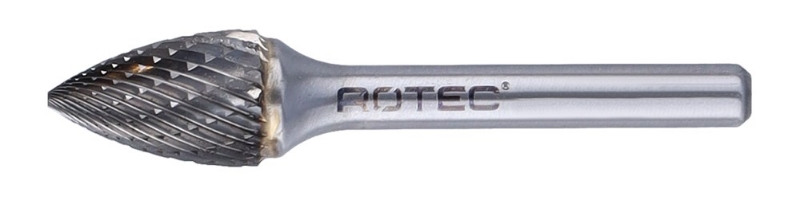 Afbeeldingen van HM-Stiftfrees, model G, Z6 / Kruisvertand / ø8x19x64xø6