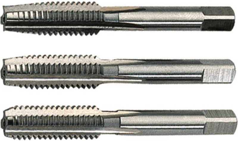 Afbeeldingen van HSS Handtappenset, 3-dlg., DIN 352, metrisch, M3x0,5