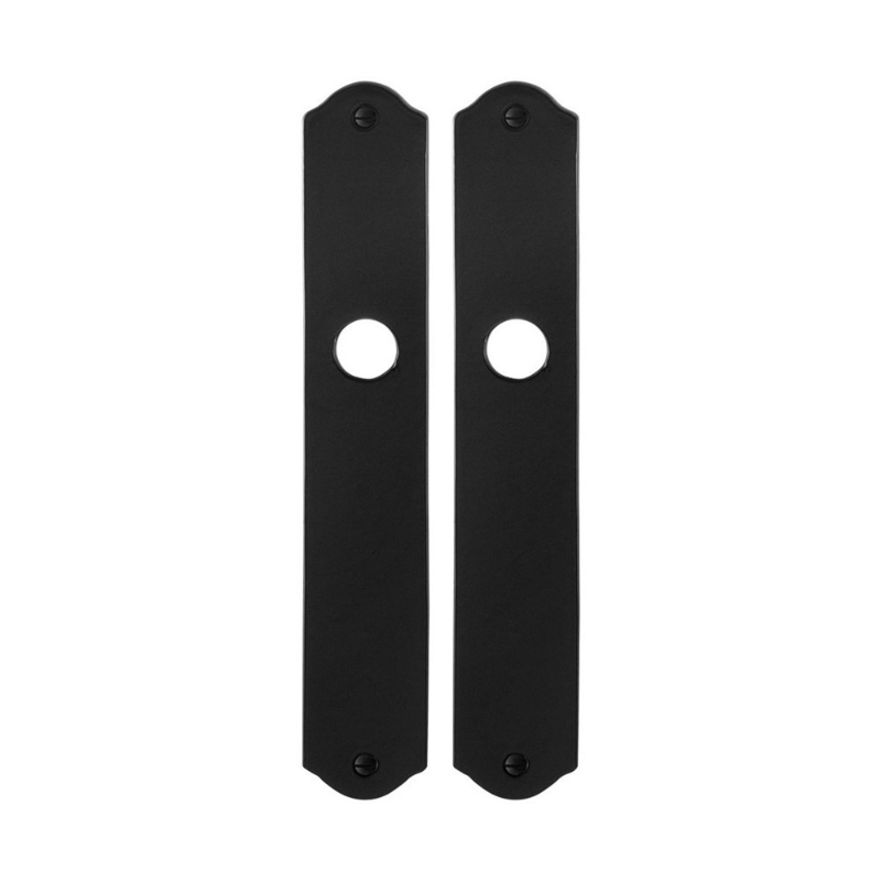 Afbeeldingen van GPF6100.22 schild blind 238x41x4mm smeedijzer zwart