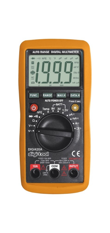 Afbeeldingen van Digi-Tool Multimeter 420A