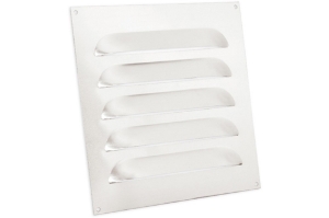 Afbeeldingen van Schoepenrooster vlak model 250x300mm aluminium