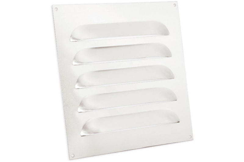 Afbeeldingen van Schoepenrooster vlak model 250x300mm aluminium