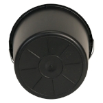 Afbeeldingen van Gripline-D 12 Emmer zwart, knopbeugel, L-scala