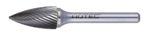 Afbeeldingen van HM-Stiftfrees, model G, Z3 / Spiraalvertand / ø12,7x25x70xø6