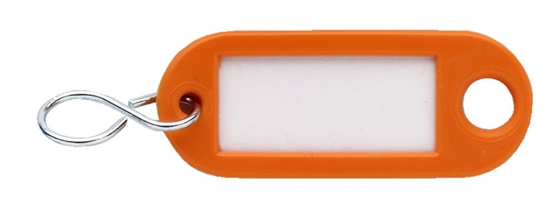 Afbeeldingen van Sleutellabel oranje