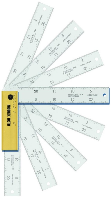 Afbeeldingen van VERSTELBARE SCHRIJFHAAK QUATTRO MET RVS BEEN,