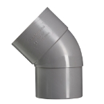 Afbeeldingen van 80mm bochtverj. hwa 1xlm 45