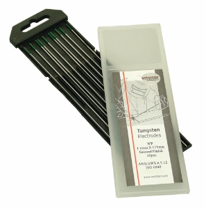 Afbeeldingen van Wolfraam elektroden Groen WP, Ø 2.4 mm,