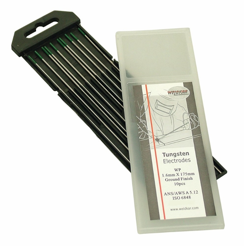 Afbeeldingen van Wolfraam elektroden Groen WP, Ø 3.2 mm,