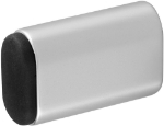 Afbeeldingen van Deurbuffer ovaal 60mm naturel