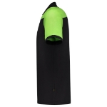 Afbeeldingen van POLOSHIRT BICOLOR NADEN BLACKLIME L