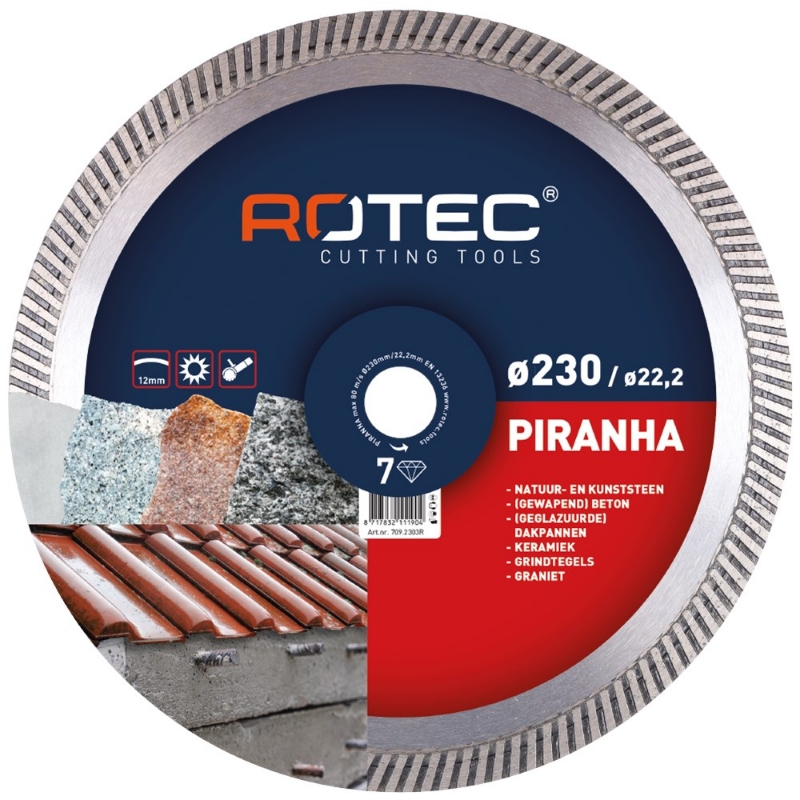Afbeeldingen van Diamantzaagblad 'PIRANHA 7', ø150x2,4xø22,2