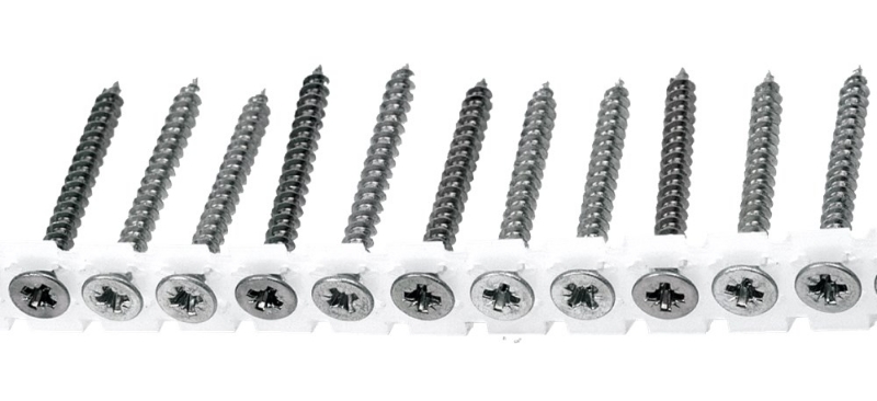 Afbeeldingen van Spaanplaatschroef kruis 4x25 op band