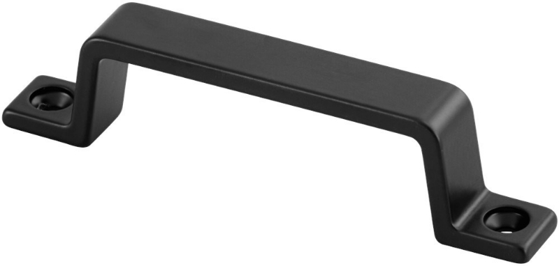 Afbeeldingen van Greep 90mm opschroevend mat zwart