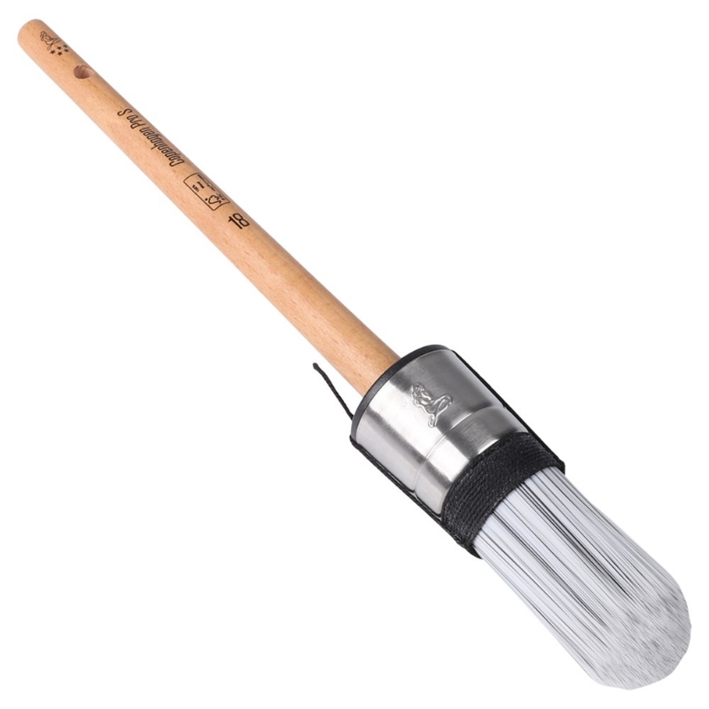 Afbeeldingen van Copenhagen Pro S patentpuntkwast, maat 18, synthetisch haar, FSC houten steel, *****.