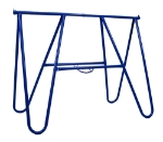 Afbeeldingen van Klapschraag 850x1140 blauw gemoffeld, buis: 20x1.2