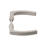 Afbeeldingen van AXA Deurkruk blok/f1 geslepen/deurdikte/38-54