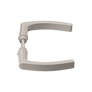 Afbeeldingen van AXA Deurkruk blok/f1 geslepen/deurdikte/38-54