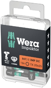 Afbeeldingen van Wera 867/1 IMP DC Impaktor TORX® Bits, TX 20 