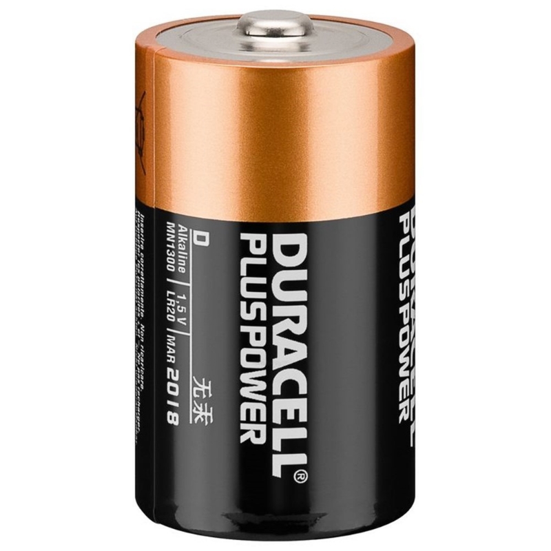 Afbeeldingen van Duracell Plus Alkaline D batt 1,5V LR20 MN1300 BL2