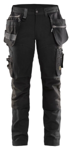 Afbeeldingen van Blåkläder/Dames werkbroek met stretch/7115/Zwart/D19