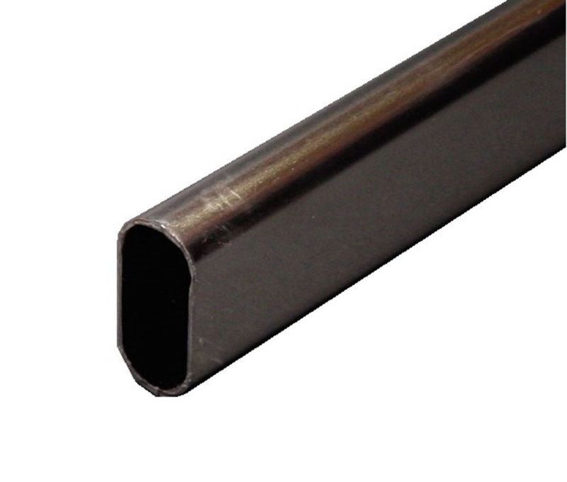 Afbeeldingen van Kastroede ovaal ijzer vernikkeld 60cm