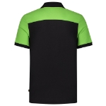 Afbeeldingen van POLOSHIRT BICOLOR NADEN BLACKLIME L