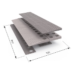 Afbeeldingen van SECUCARE MODULAIRE DREMPELHULP - SET 2 - 84X4