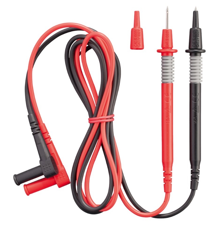 Afbeeldingen van Meetsnoerenset 4mm met 2mm meetpunt 1,4m