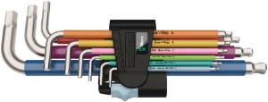 Afbeeldingen van Wera 3950/9 Hex-Plus Multicolour Stainless 1