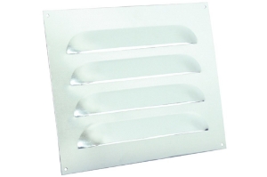 Afbeeldingen van Schoepenrooster vlak model 250x200mm aluminium