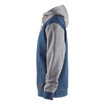 Afbeeldingen van Blåkläder/Hooded Sweatshirt/3399/Blauw melange/Grijs/M