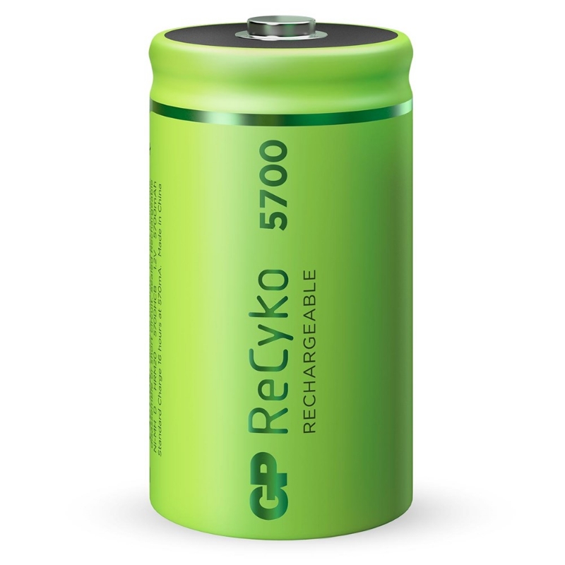 Afbeeldingen van GP NiMH batt ReCyko+ D 5700mAh carton