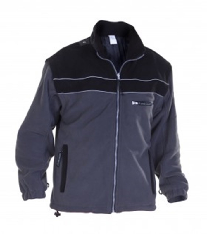 Afbeeldingen van KIEL TOPTEX CLASSIC FLEECE Grijs/Zwart maat L
