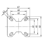 Afbeeldingen van BOK.75.RUBB.GRIJS.KOG PLAAT.75KG