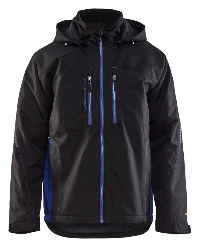 Afbeeldingen van Blåkläder/Lichtgewicht winterjas/4890/Zwart/Korenblauw/XXL