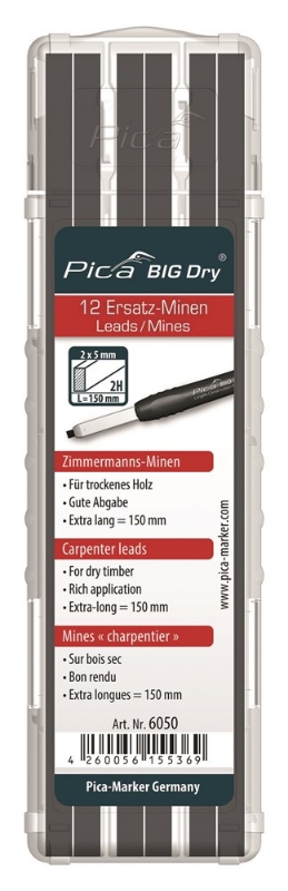 Afbeeldingen van Pica 6050 BIG Dry Navulling Carpenter 2H