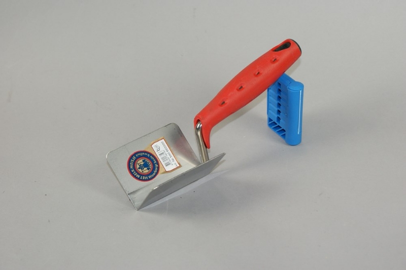 Afbeeldingen van Hoektroffel binnen RVS 90gr 2K-softgrip