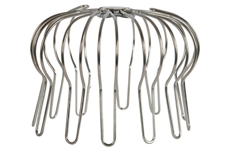 Afbeeldingen van Boldraadrooster ø 110-130mm gegalvaniseerd staal