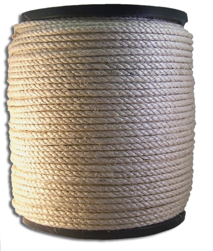 Afbeeldingen van Sisaltouw geslagen 6mm 220 mtr
