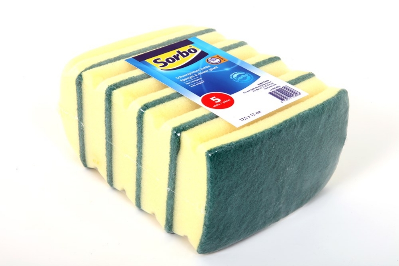 Afbeeldingen van Schuurspons jumbo met handgreep