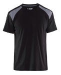 Afbeeldingen van Blåkläder/T-shirt bi-colour/3379/Zwart/Grijs/XXL